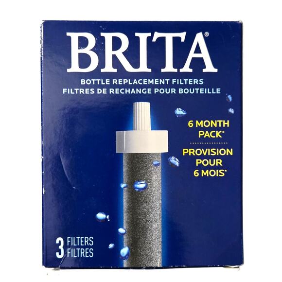 Brita Bottle Replacement Filters Refill 3 Pack 6 Month Pack - Picture 1 of 6